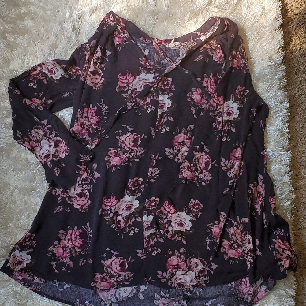 Floral print dress